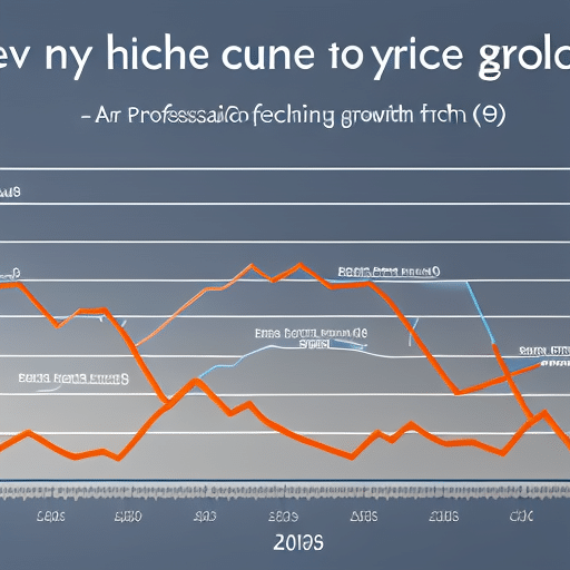 Ic of a cycle of a graph oscillating from highs of price growth to lows of price decline