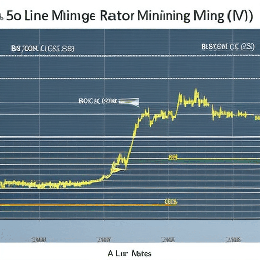 with a line graph, depicting the risk-reward ratio for Bitcoin mining investments over time