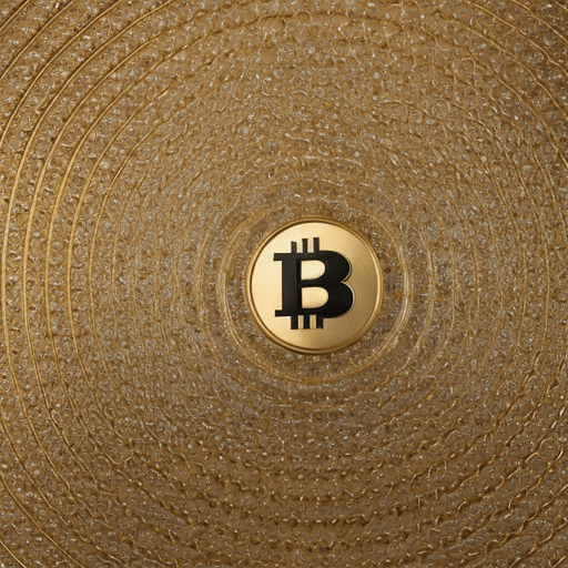 An image showcasing a globe with interconnected Bitcoin symbols orbiting around it, representing the seamless and borderless nature of international money remittances facilitated by Bitcoin
