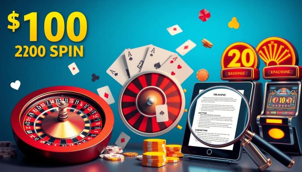 Terms and conditions for online casino bonuses