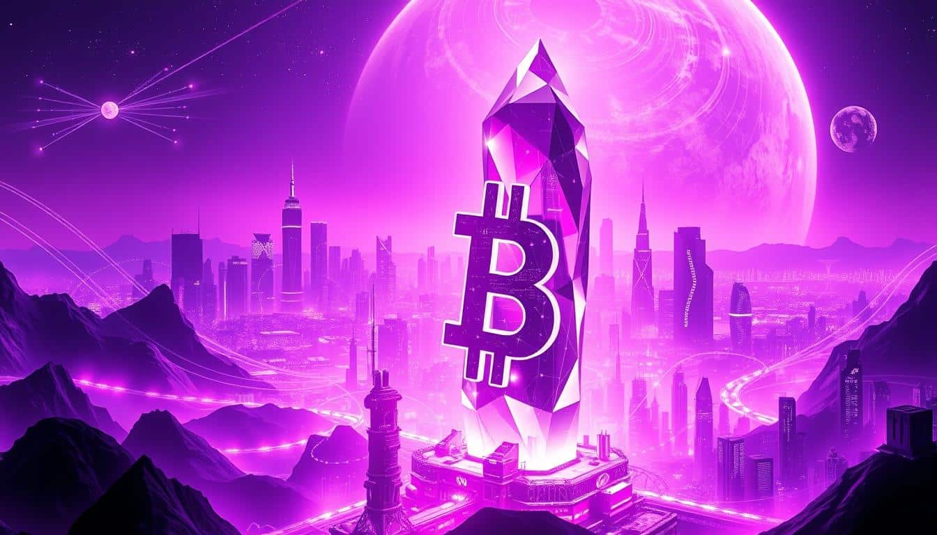 purple bitcoin